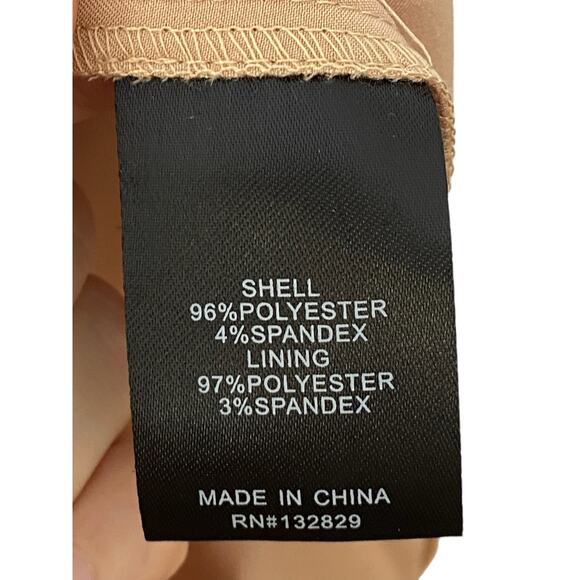 NBD Lila Gown Maxi Satin Cowl Neck Adjustable Strap Side Slit Champagne Size XS - Picture 8 of 11